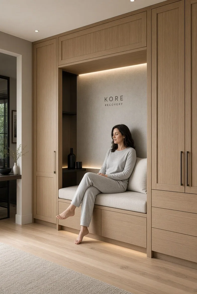 Kore Recovery wellness nook, concept render