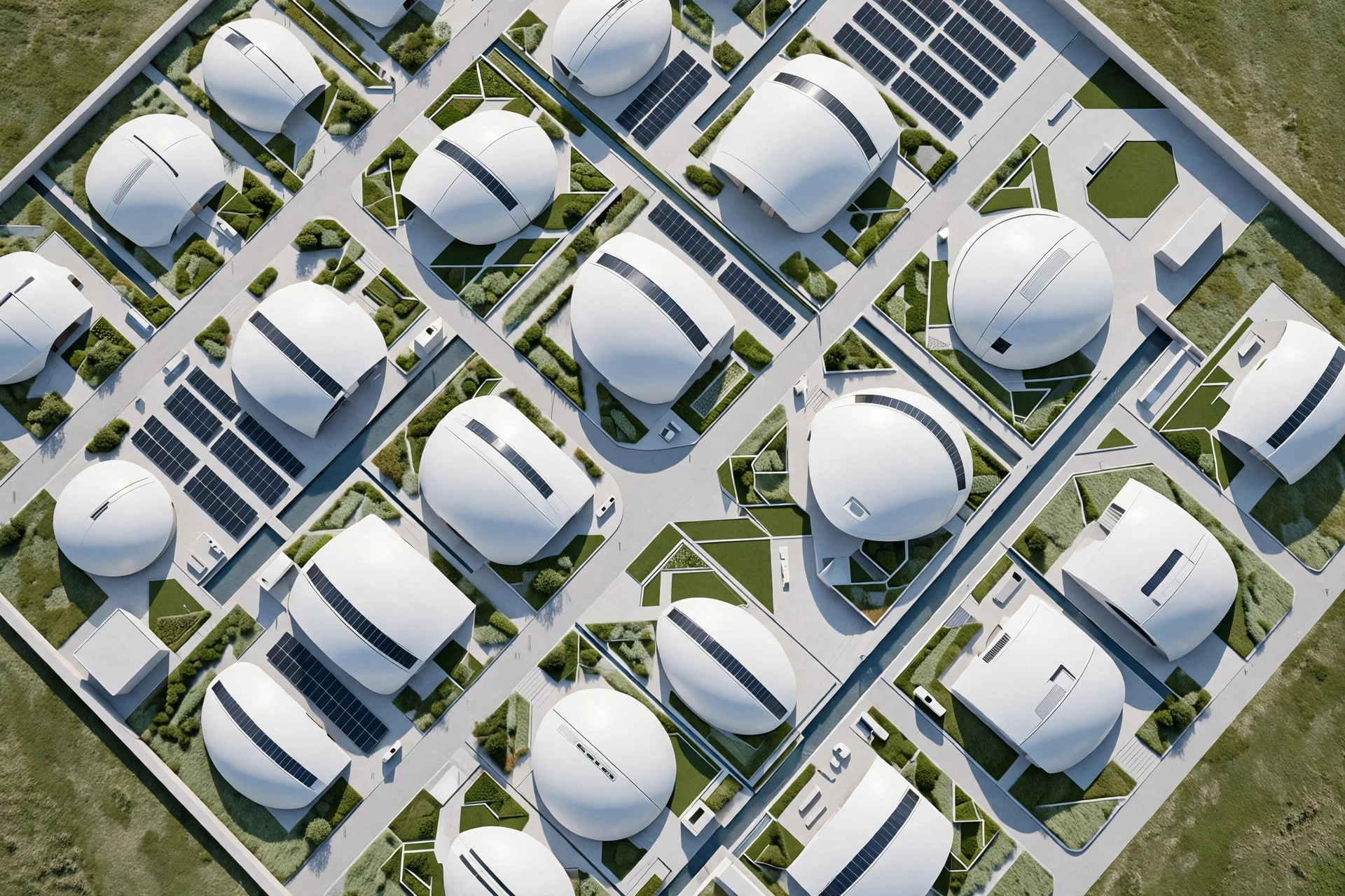 Concept render of a home watched over by Kore sensing